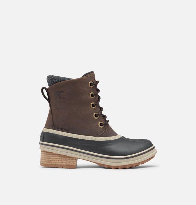 Sorel Kadın Slimpack™ Iii Lace Duck Mid - Yağmur Bot Siyah/Kahverengi - 032-HDICOL